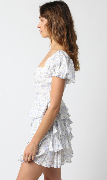 Alice Floral Tiered Ruffle Dress