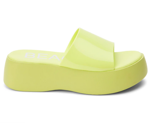 Matisse Solar Lime Platform Sandal