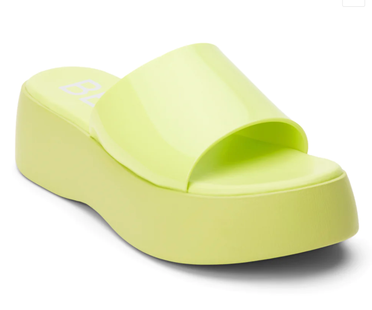Matisse Solar Lime Platform Sandal