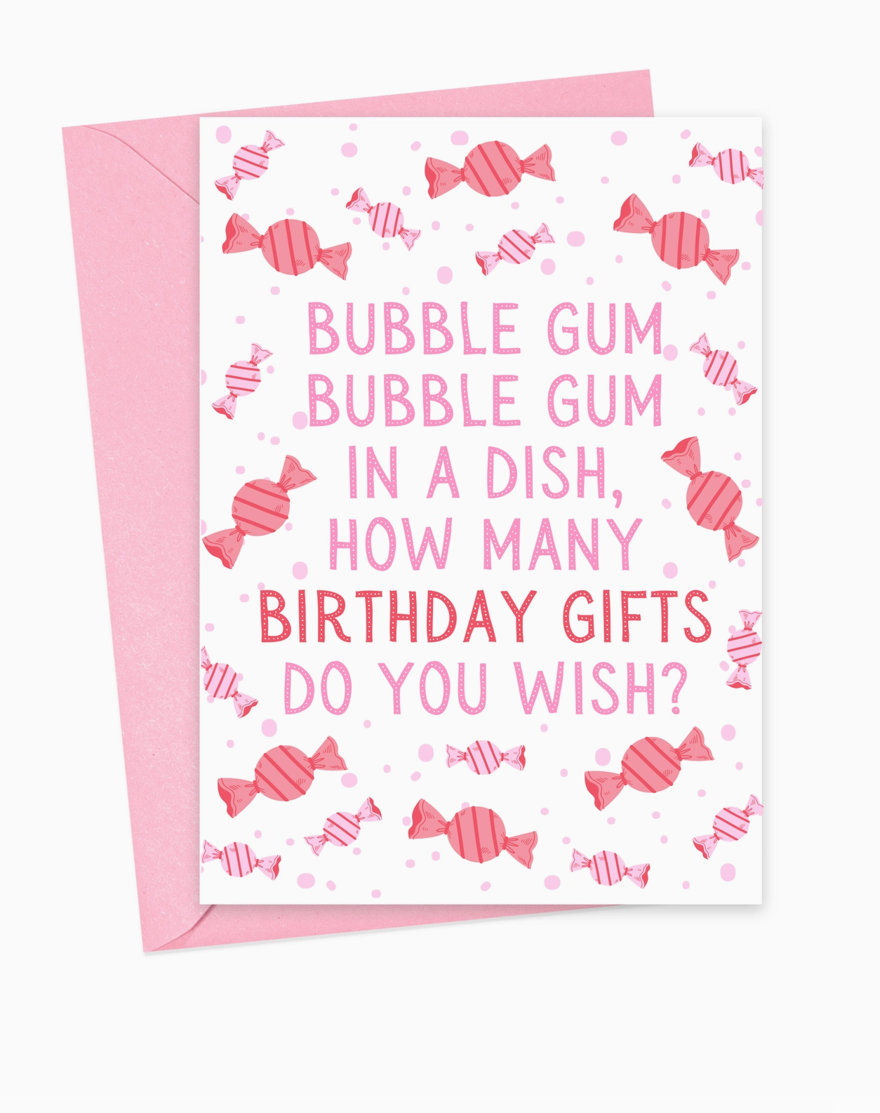 Y2K Bubblegum Birthday Card