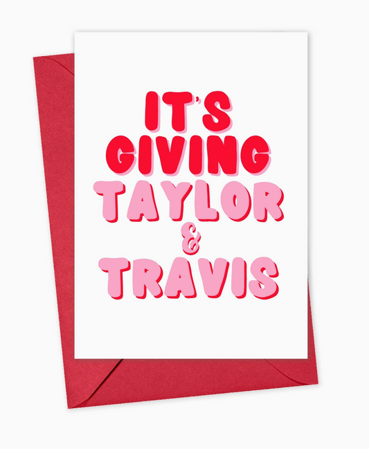 Taylor & Travis Card