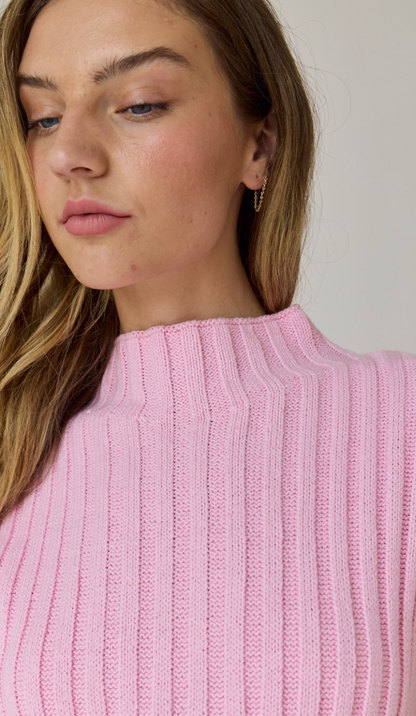 Nellie Pink Knit Top