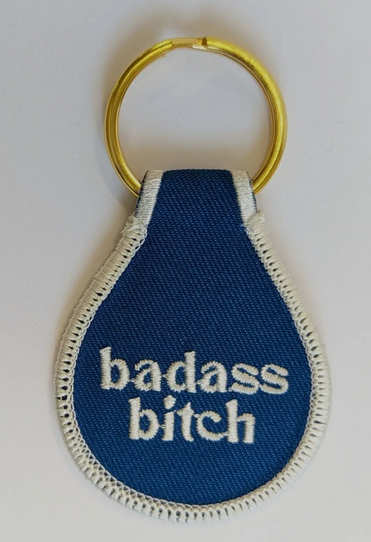 Badass Bitch Key Tag