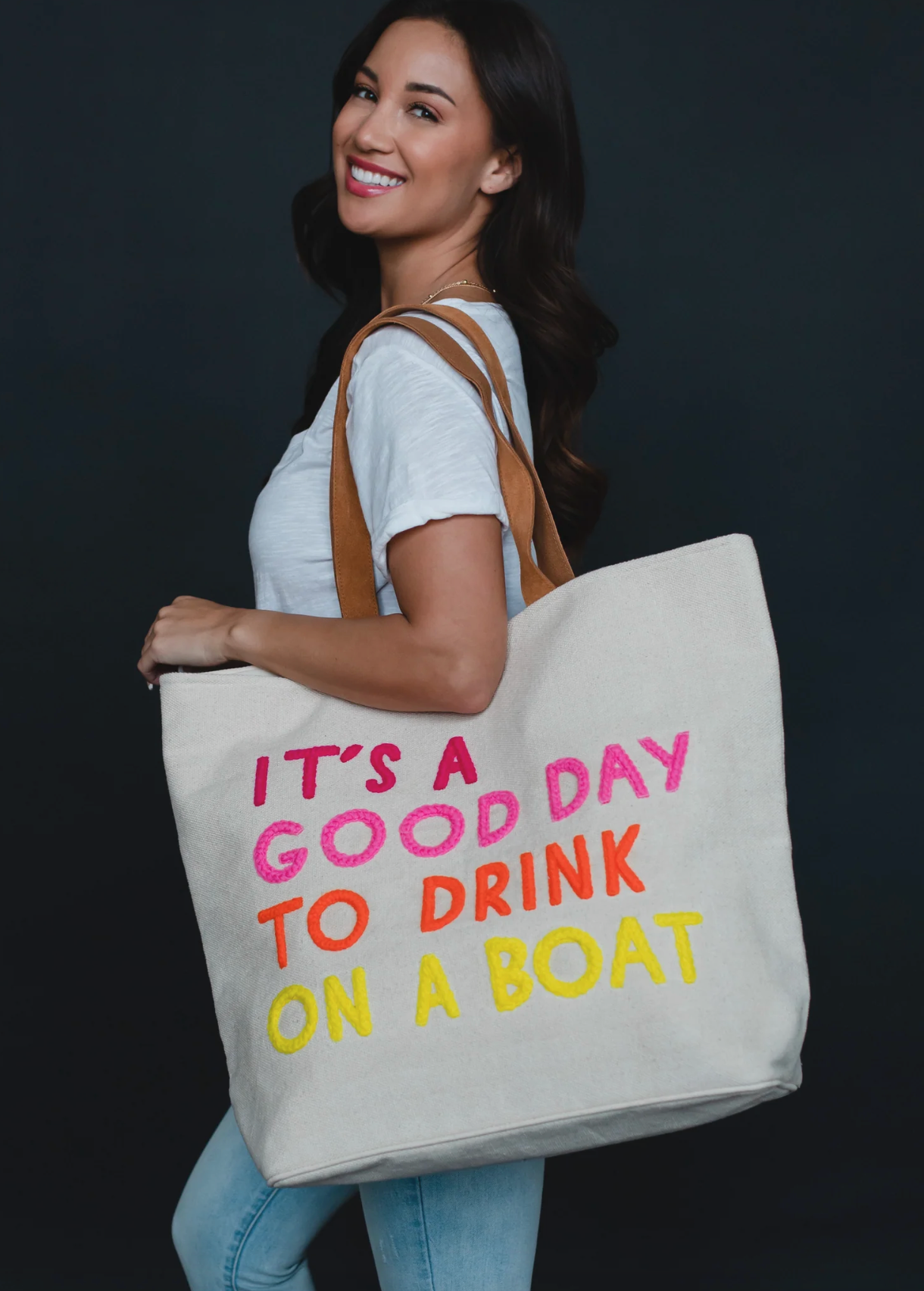 Drink On a Boat Tote