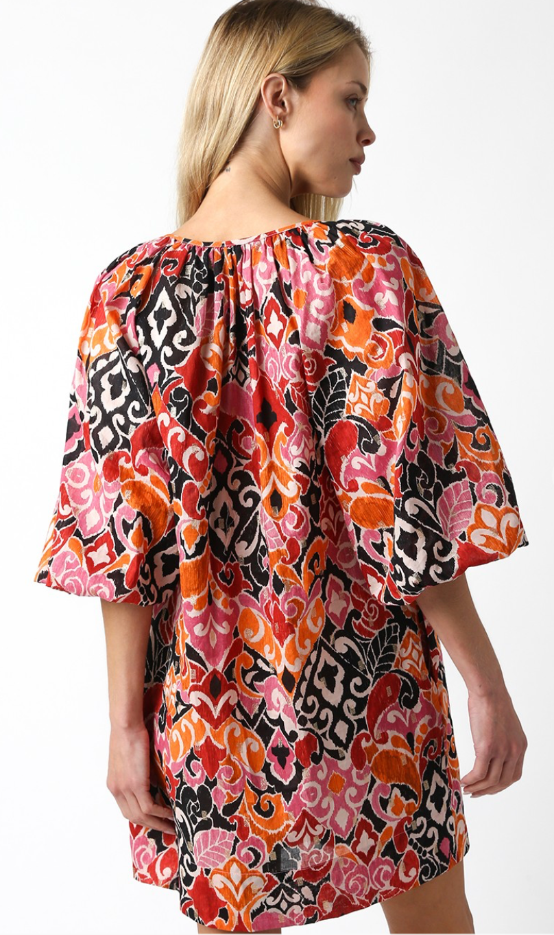 Adele Printed Tunic Dress