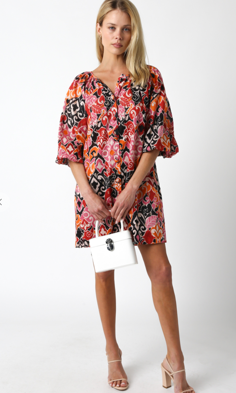 Adele Printed Tunic Dress