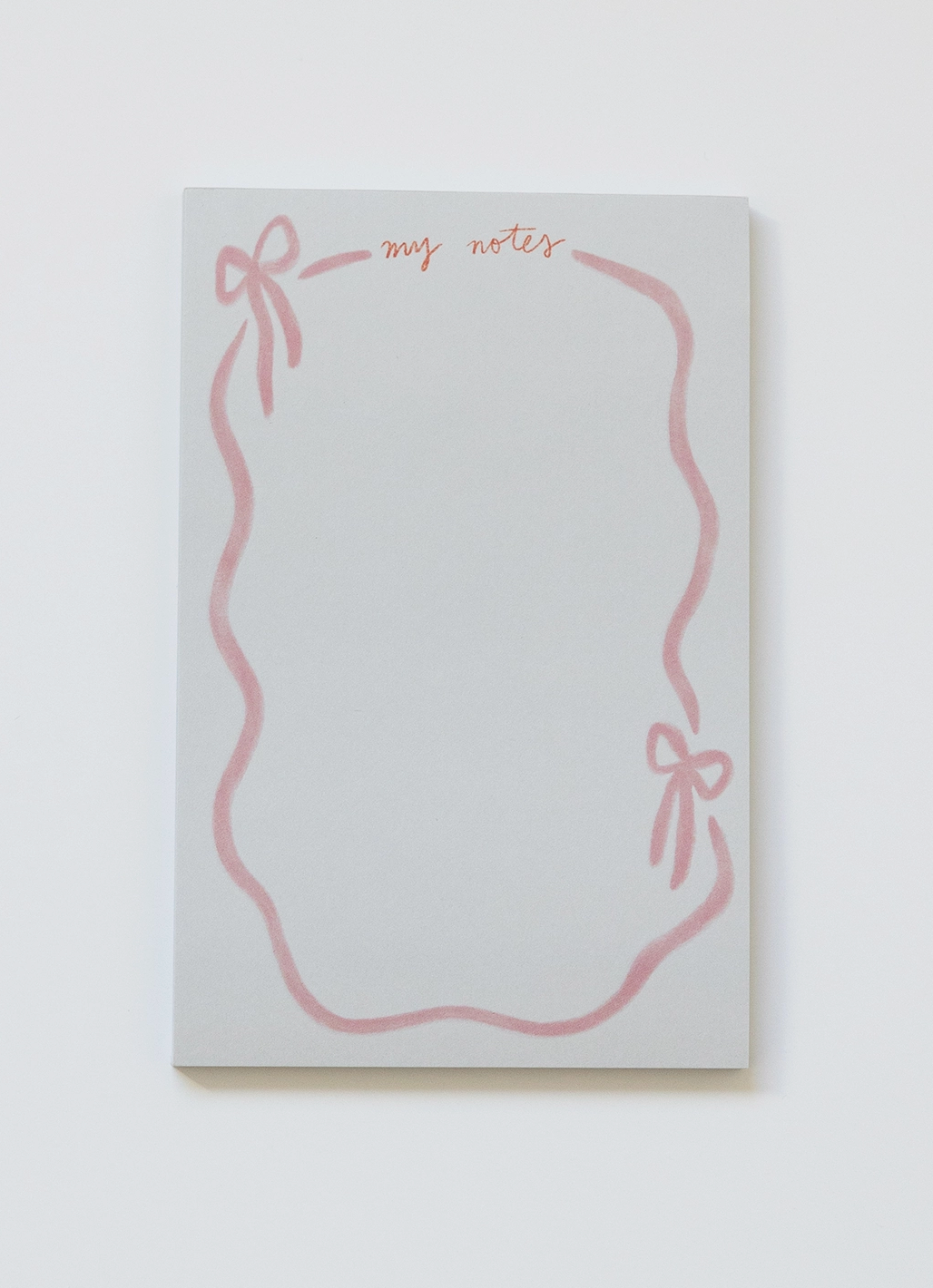 Pink Ribbon Bow Notepad – Clothe Boutique