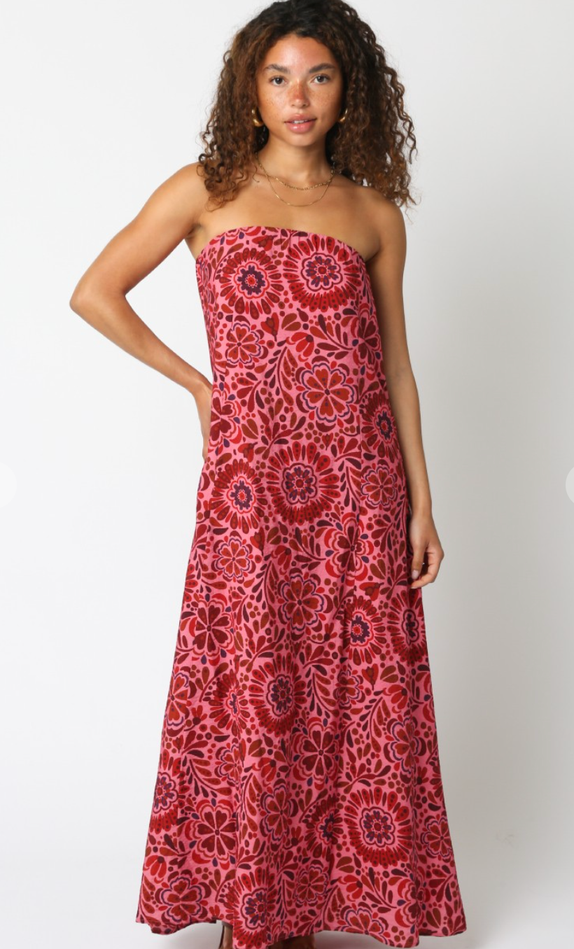 Sammie Strapless Midi Dress
