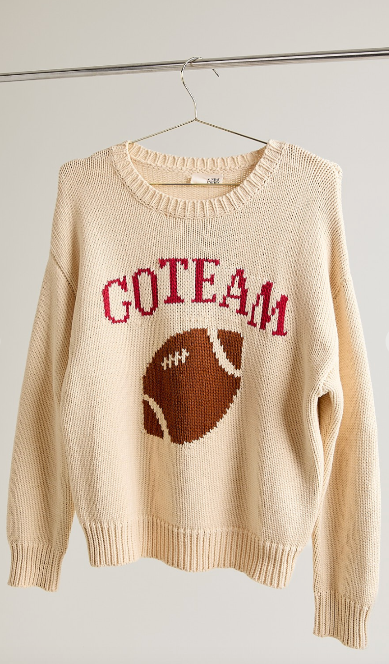 Go Team Football Sweater