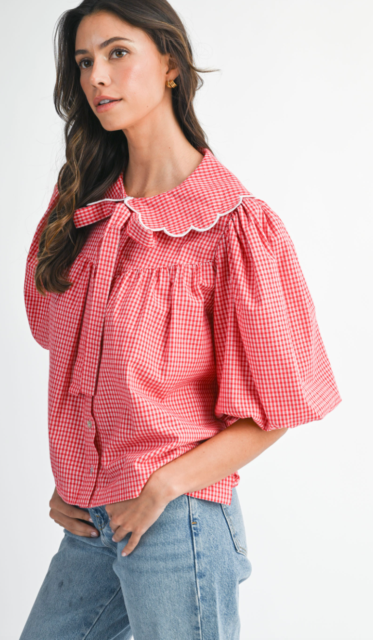 Bailey Scallop Detail Shirt