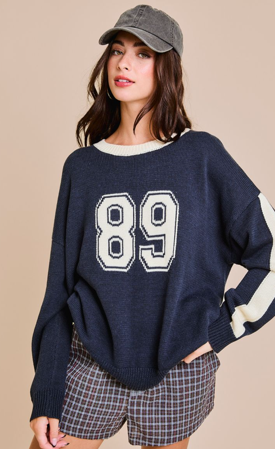 89 Varsity Sweater Navy