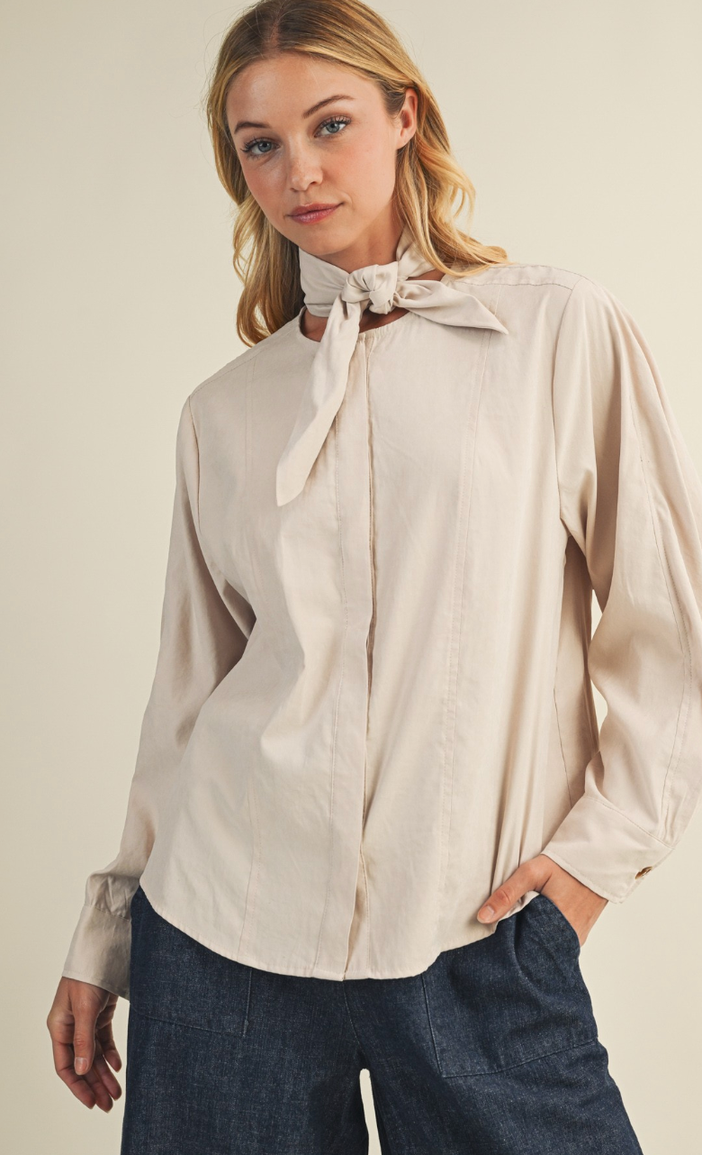 Lucy Tied Neck Shirt