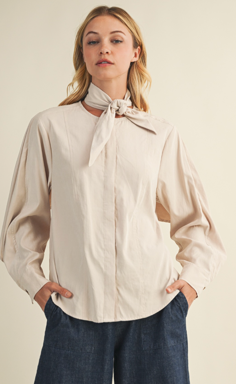 Lucy Tied Neck Shirt