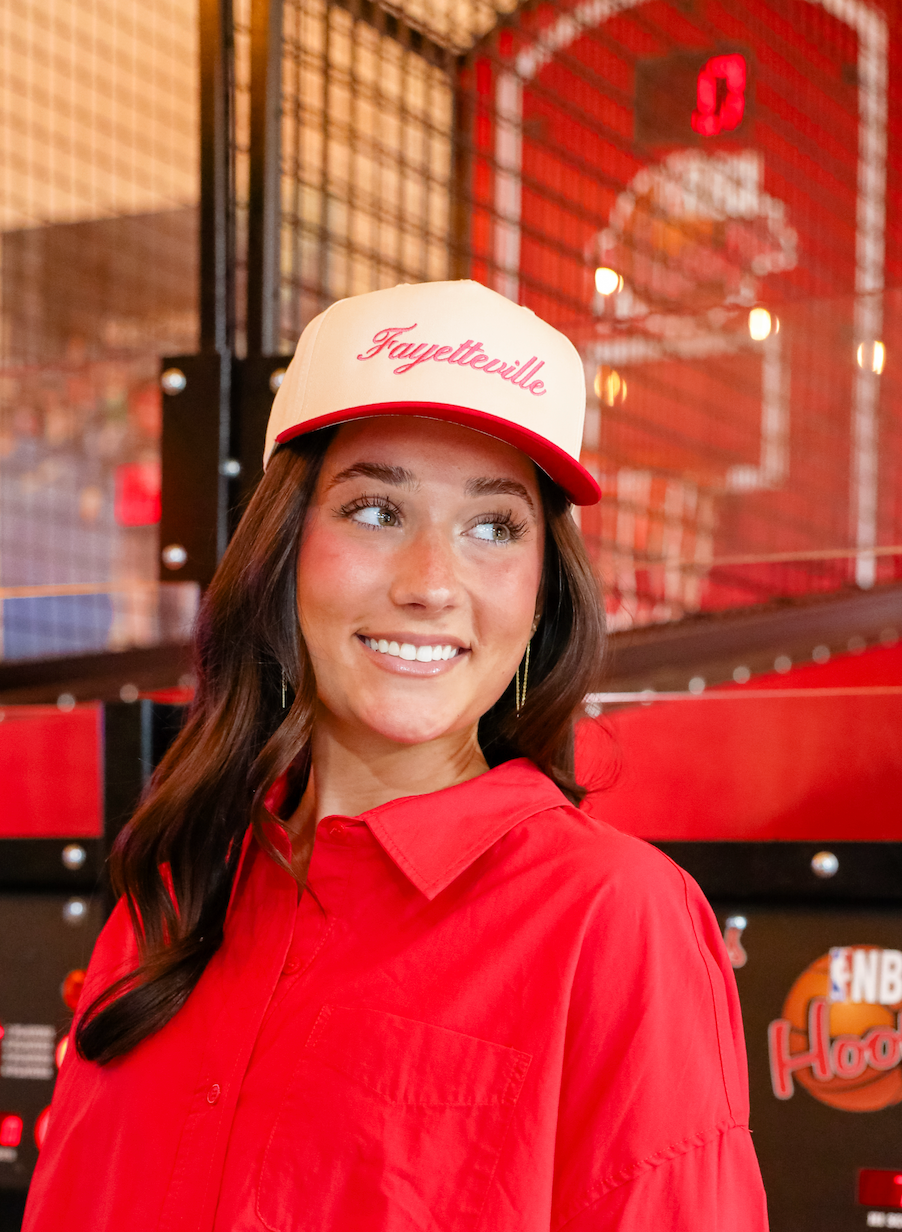 Fayetteville Cursive Vintage Trucker