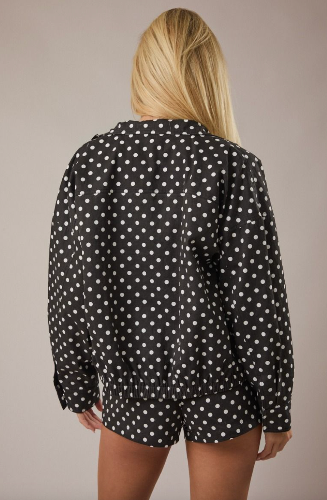 Brynn Polka Dot Jacket - Clothe Boutique