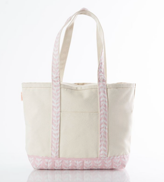 Pink Block Print Classic Tote