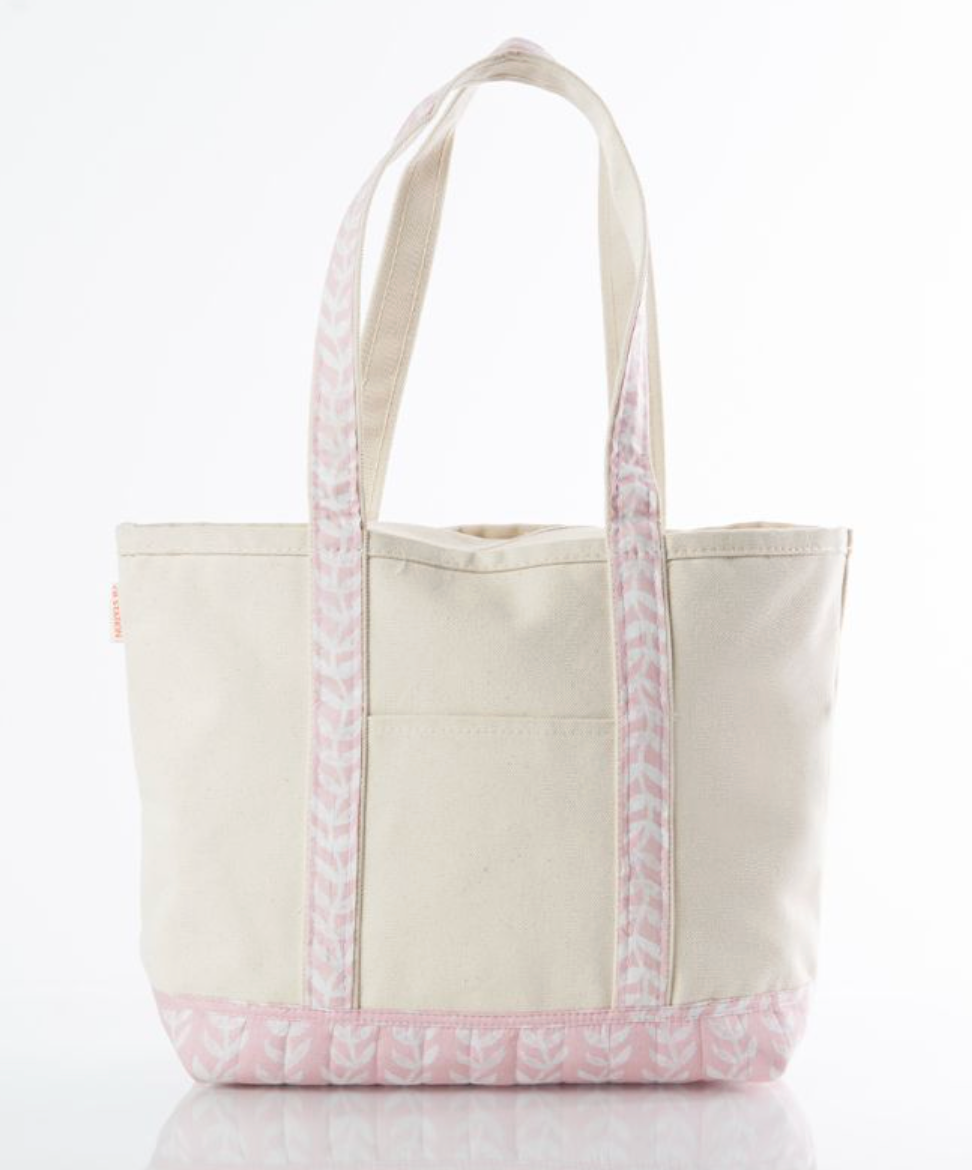 Pink Block Print Classic Tote