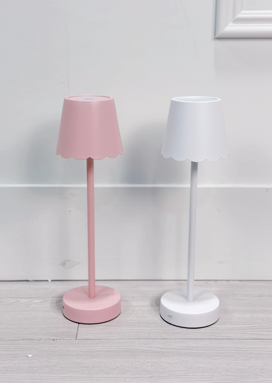 Scallop Portable Table Lamp Pink - Clothe Boutique