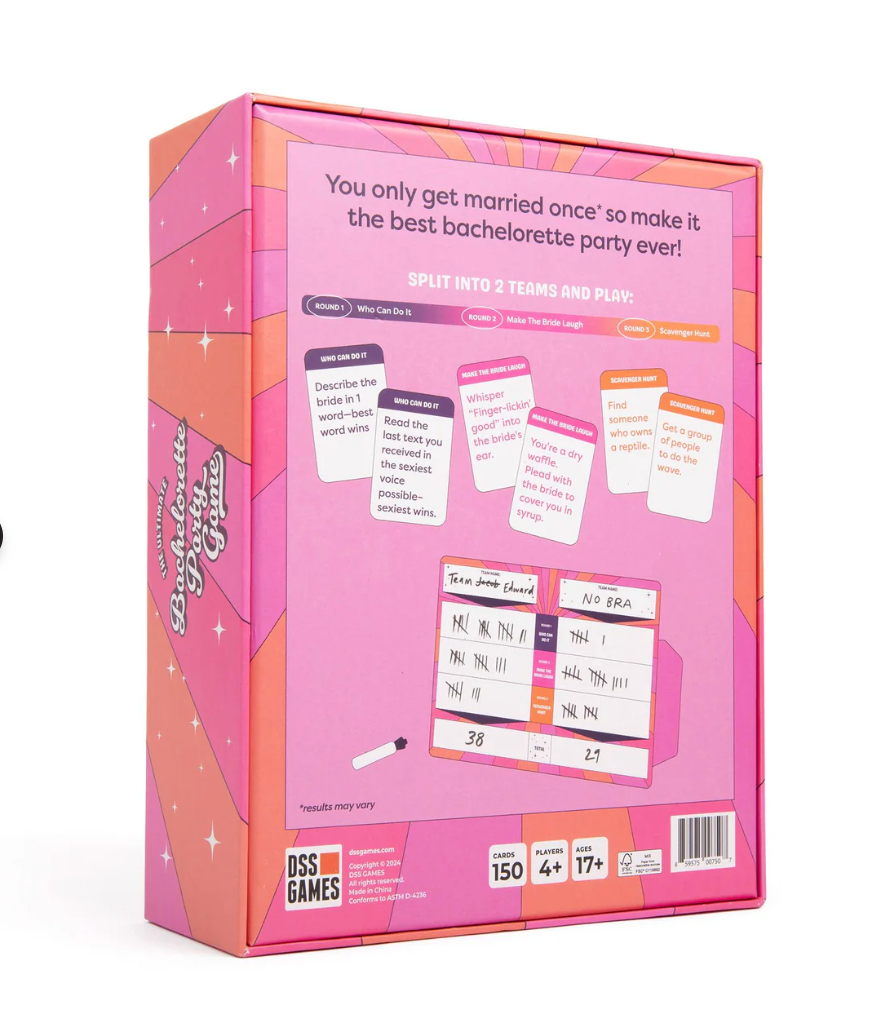 The Ultimate Bachelorette Party Game - Clothe Boutique