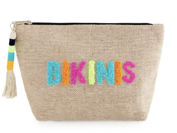 Bikinis Zip Pouch Natural