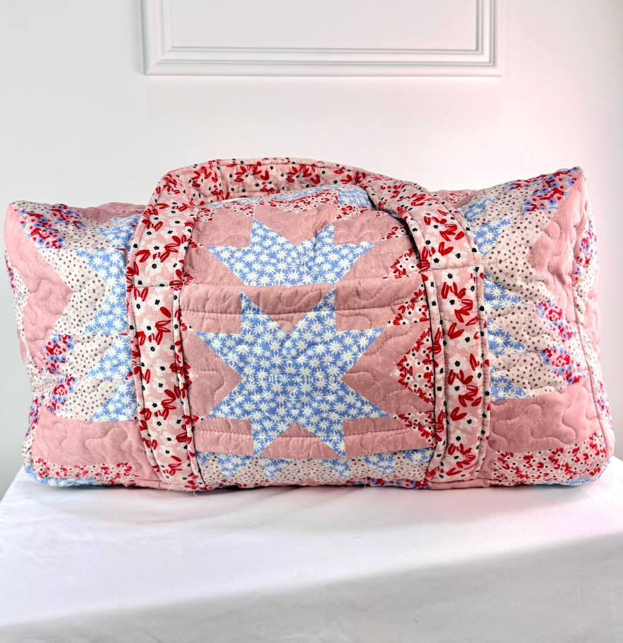 Adeline Rose Patchwork Quilted Duffle Bag - Clothe Boutique