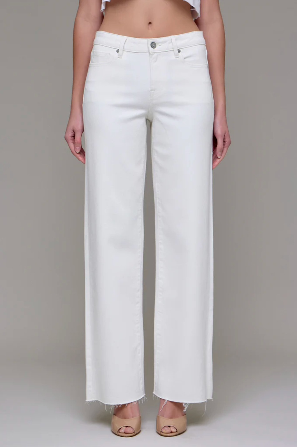 Logan Classic Dad Jeans Pearl - Clothe Boutique
