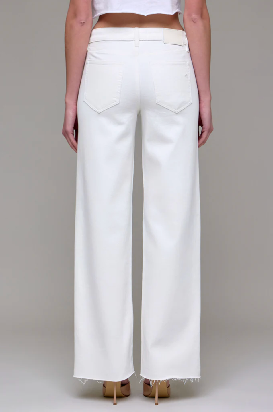 Logan Classic Dad Jeans Pearl - Clothe Boutique