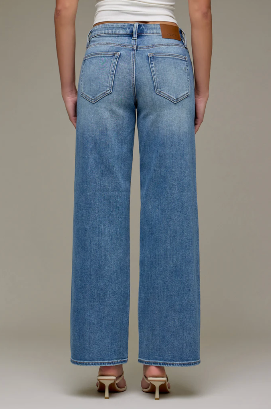 Logan Medium Dark Mid Rise Jeans - Clothe Boutique