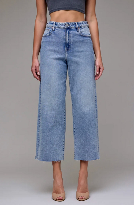 Nori Cropped Wide Leg Jeans - Clothe Boutique