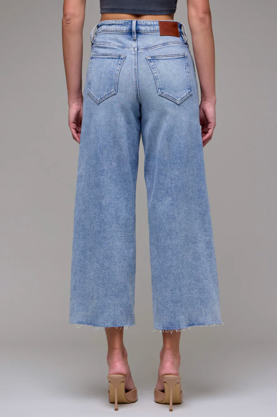 Nori Cropped Wide Leg Jeans - Clothe Boutique