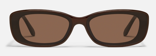 Vibe Check Quay Sunglasses - Chocolate/Brown - Clothe Boutique