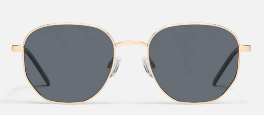 Big Time Quay Sunglasses - Gold/Smoke - Clothe Boutique