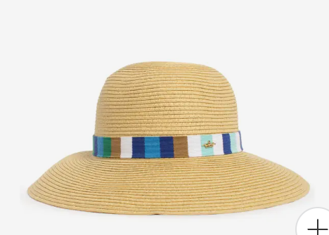 Balos Sun Hat Natural/Blue - Clothe Boutique