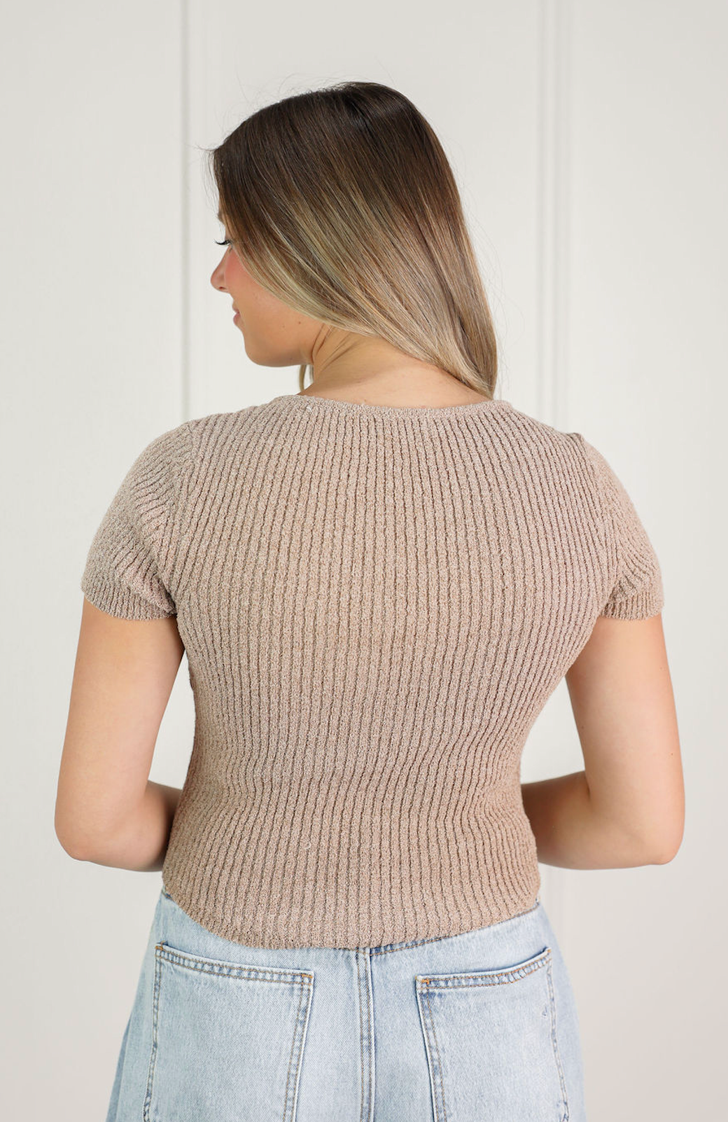 Loop Stone Knit Top