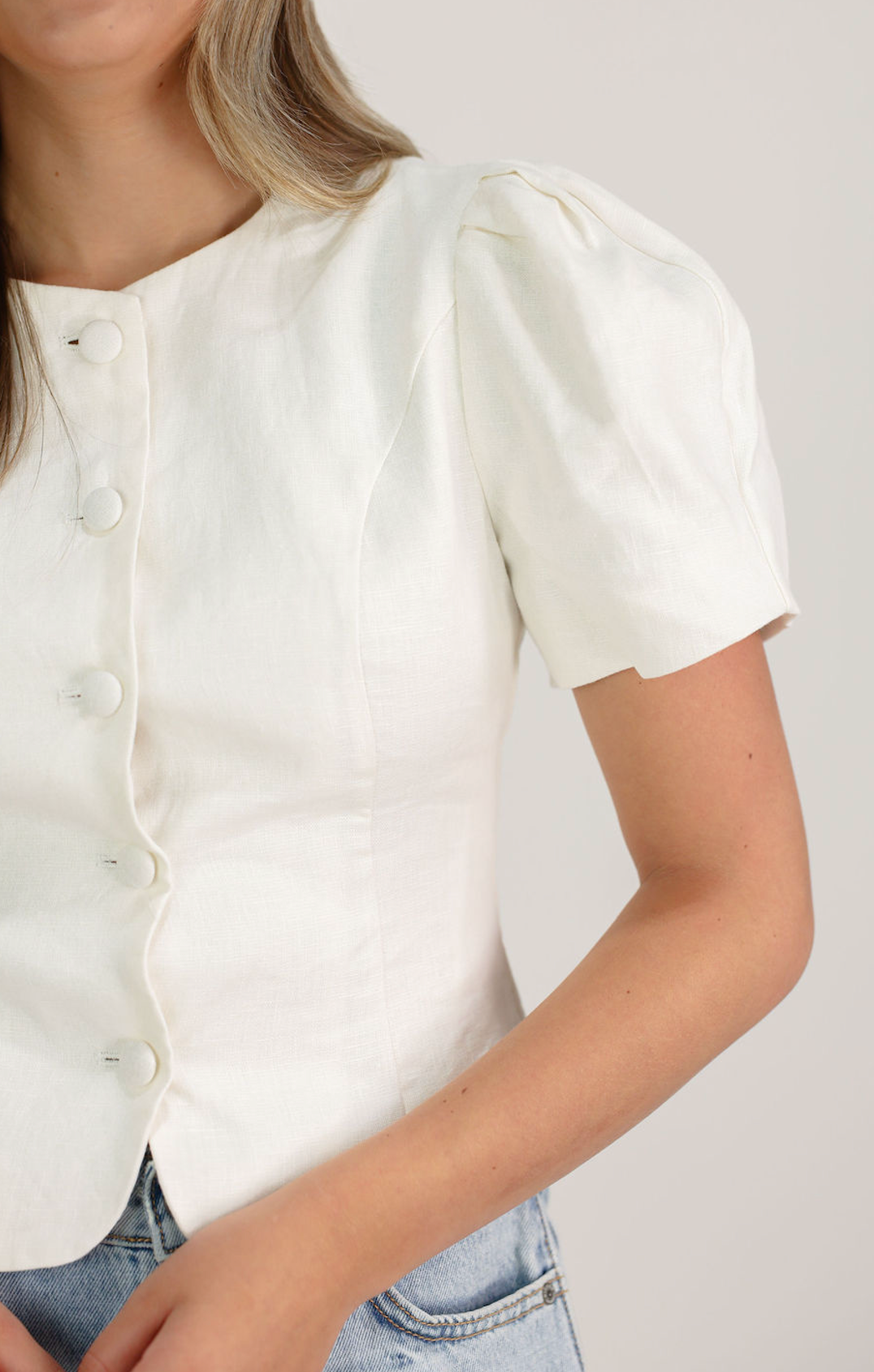 Sofia Button Up Top