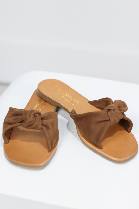 Matisse Mackenzie Suede Sandals Brown