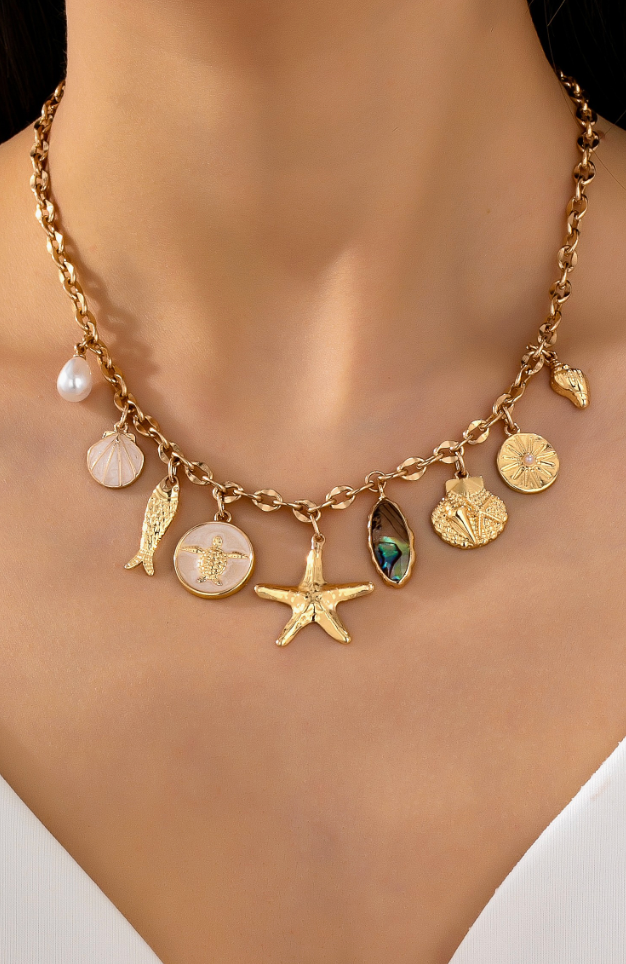Sea Life Charm Necklace