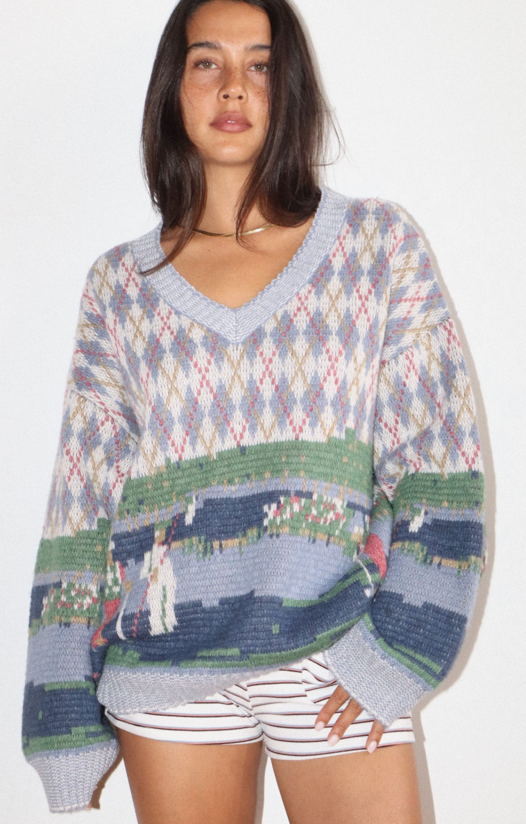 Golf Argyle Sweater