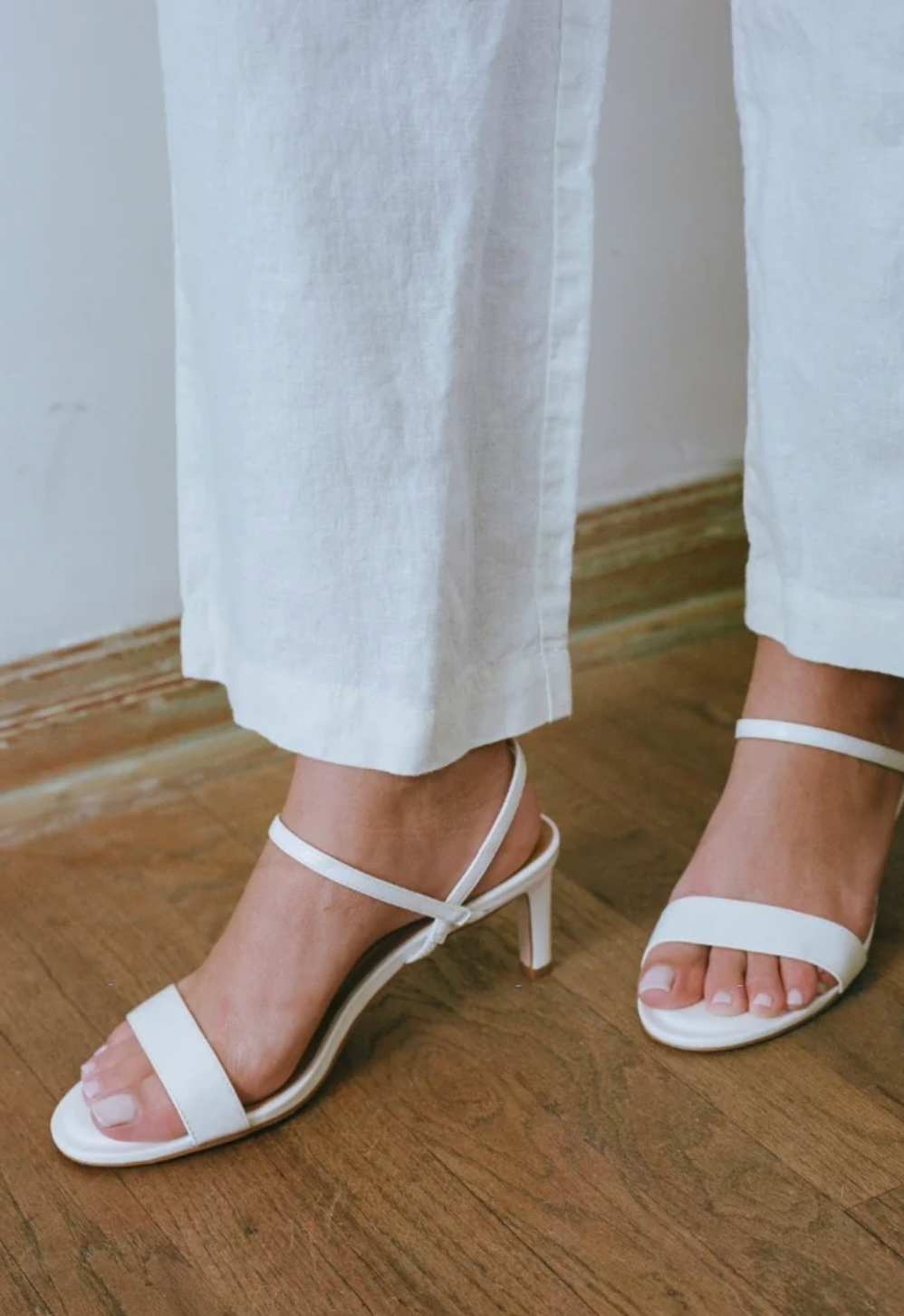 Matisse Trinity Heels White