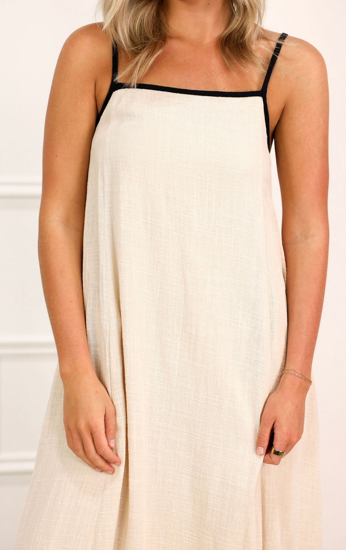 Jodie Khaki/Black Maxi Dress