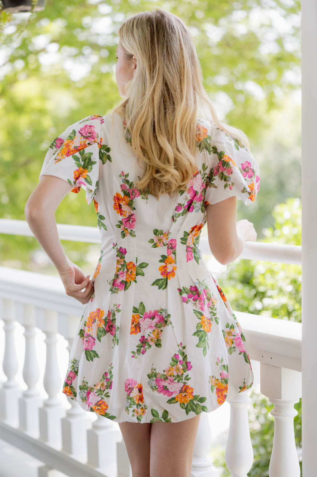 Londyn Floral Zip Up Dress