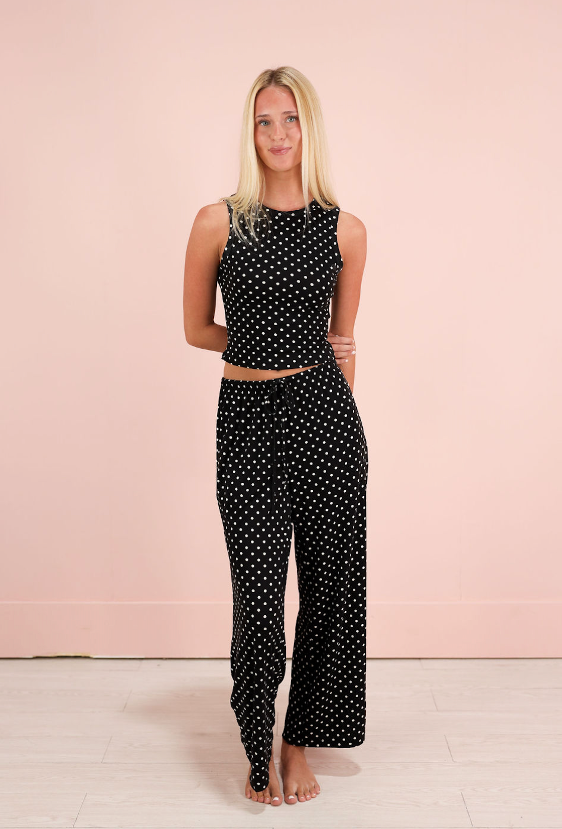Polka Dot Tank & Pants Set of 2
