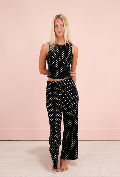 Polka Dot Tank & Pants Set of 2