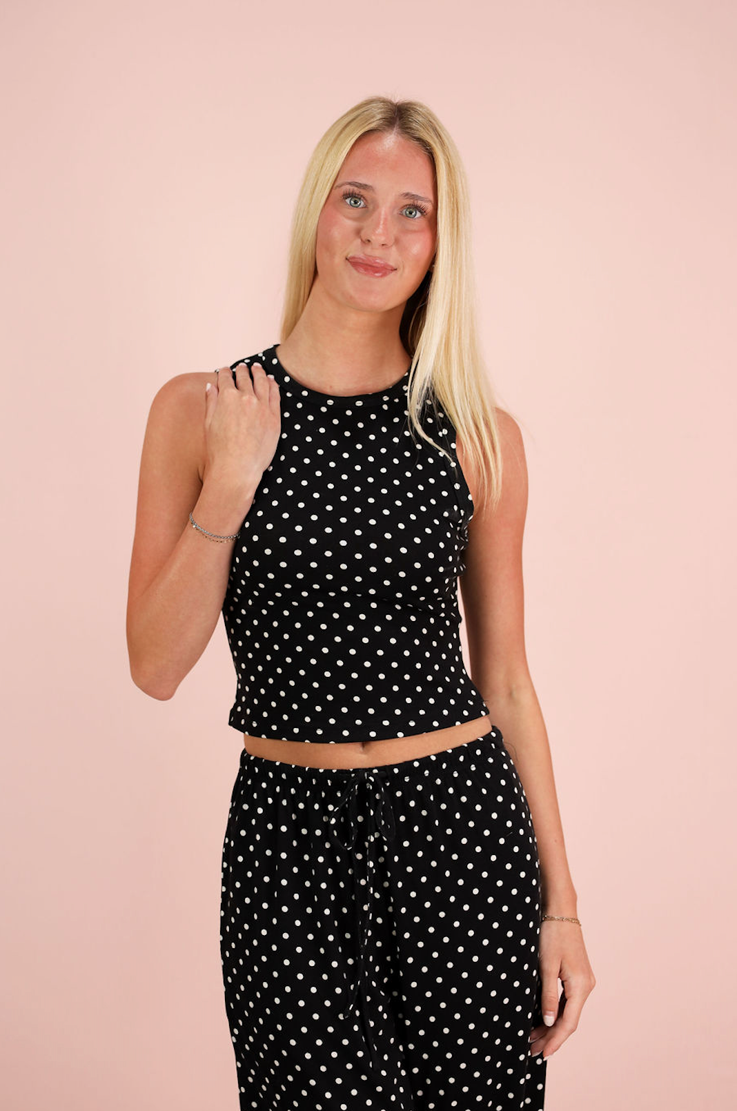 Polka Dot Tank & Pants Set of 2