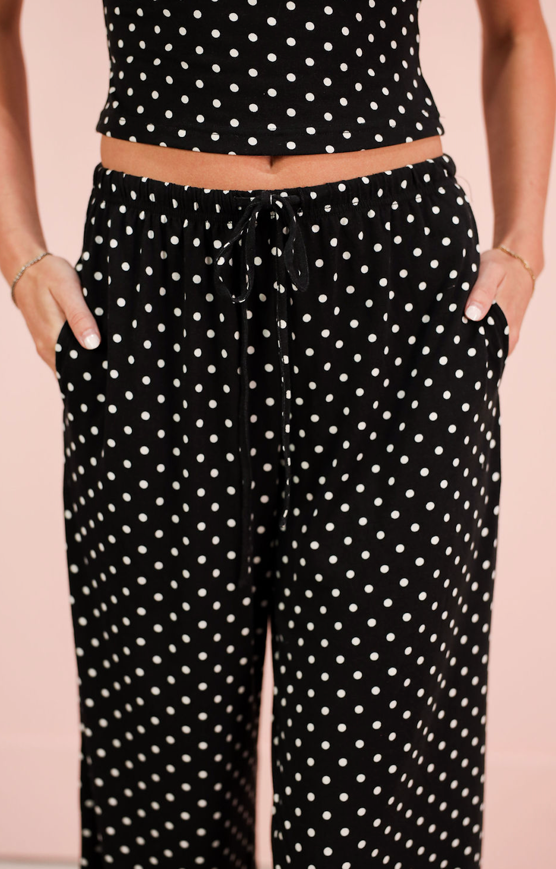 Polka Dot Tank & Pants Set of 2