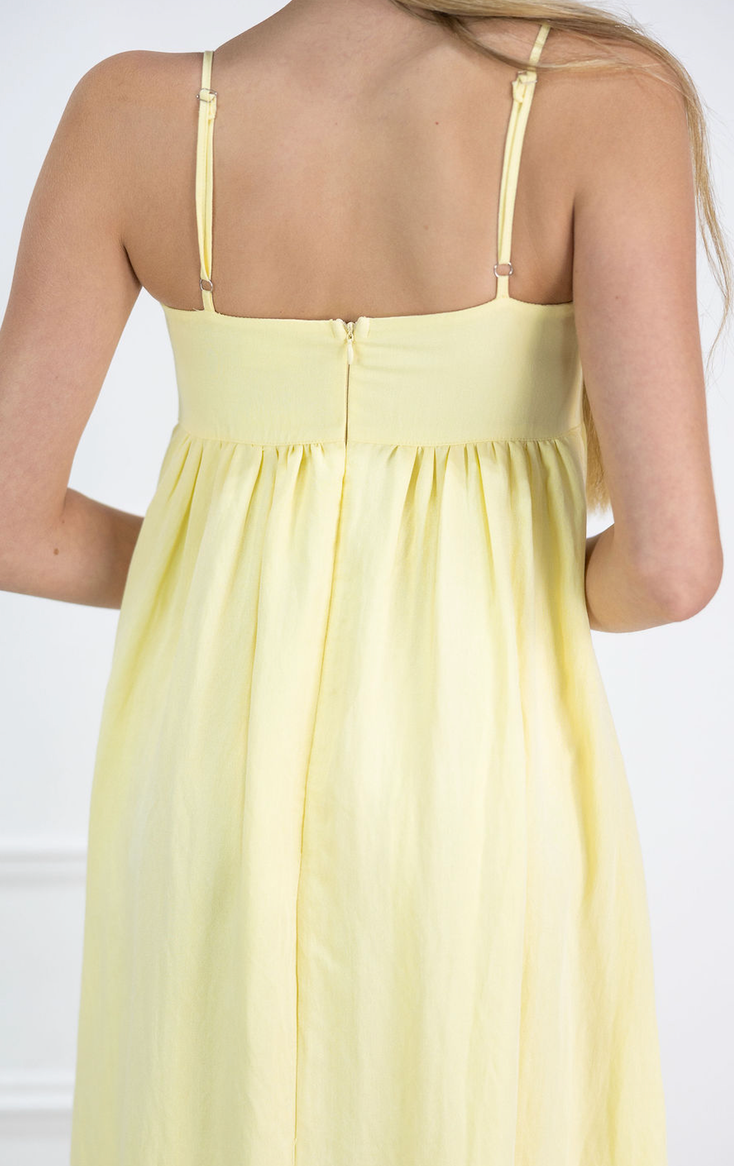 Sweetheart Maxi Dress Yellow