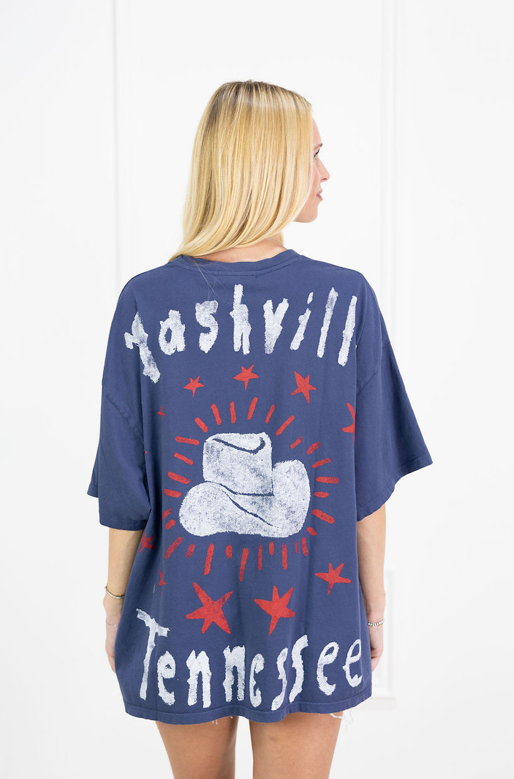 Johnny Cash Doodles OS Tee