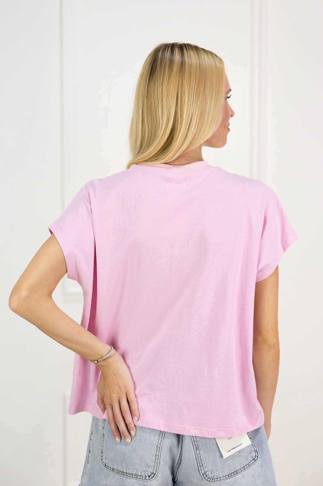 Pink Oversized Muscle Tee