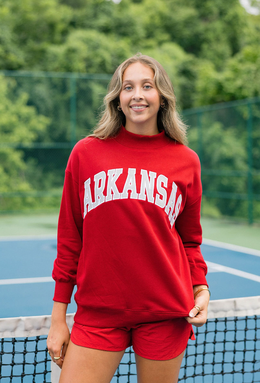 Arkansas Madi Classic Mockneck