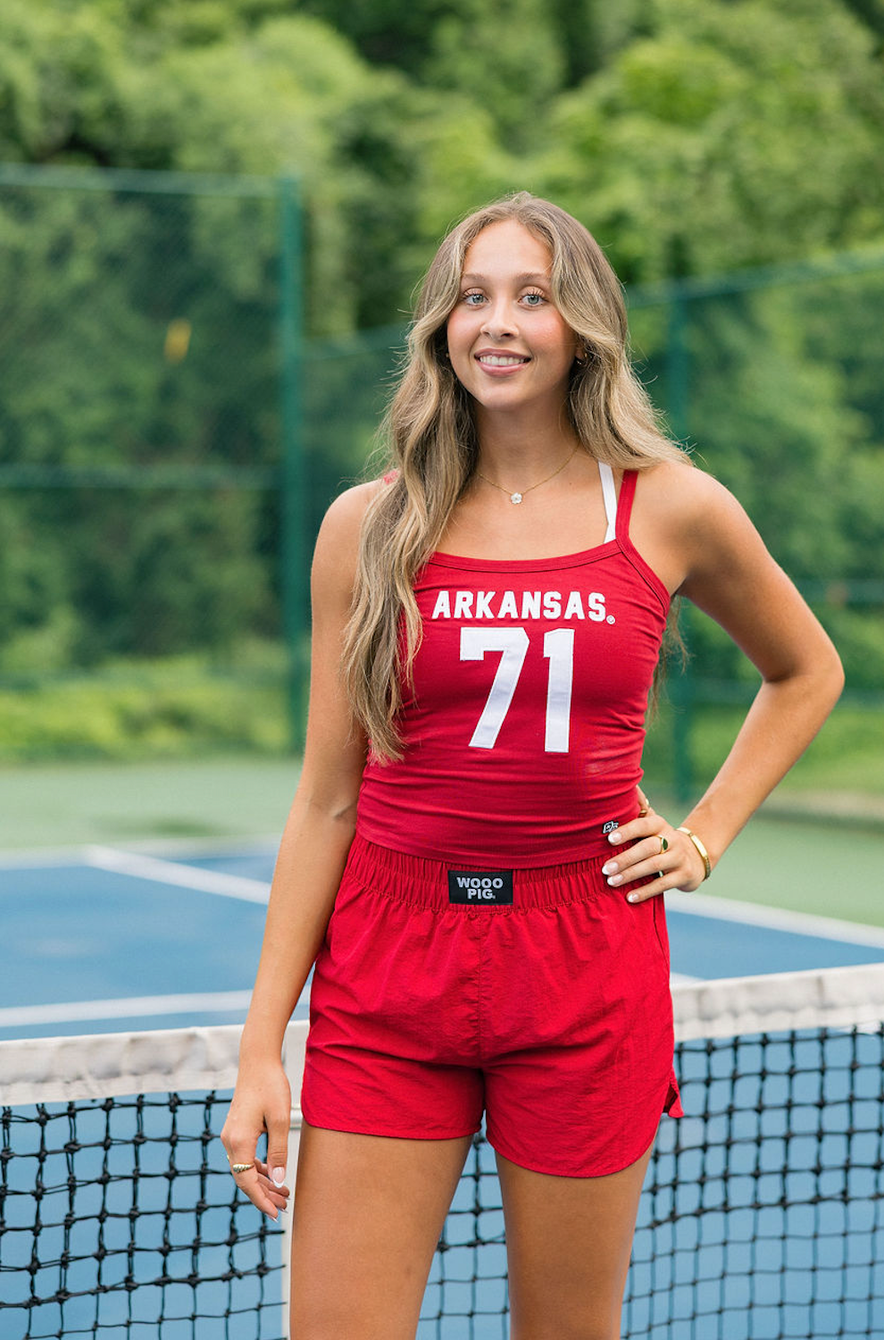 Arkansas #71 Gingham Tank